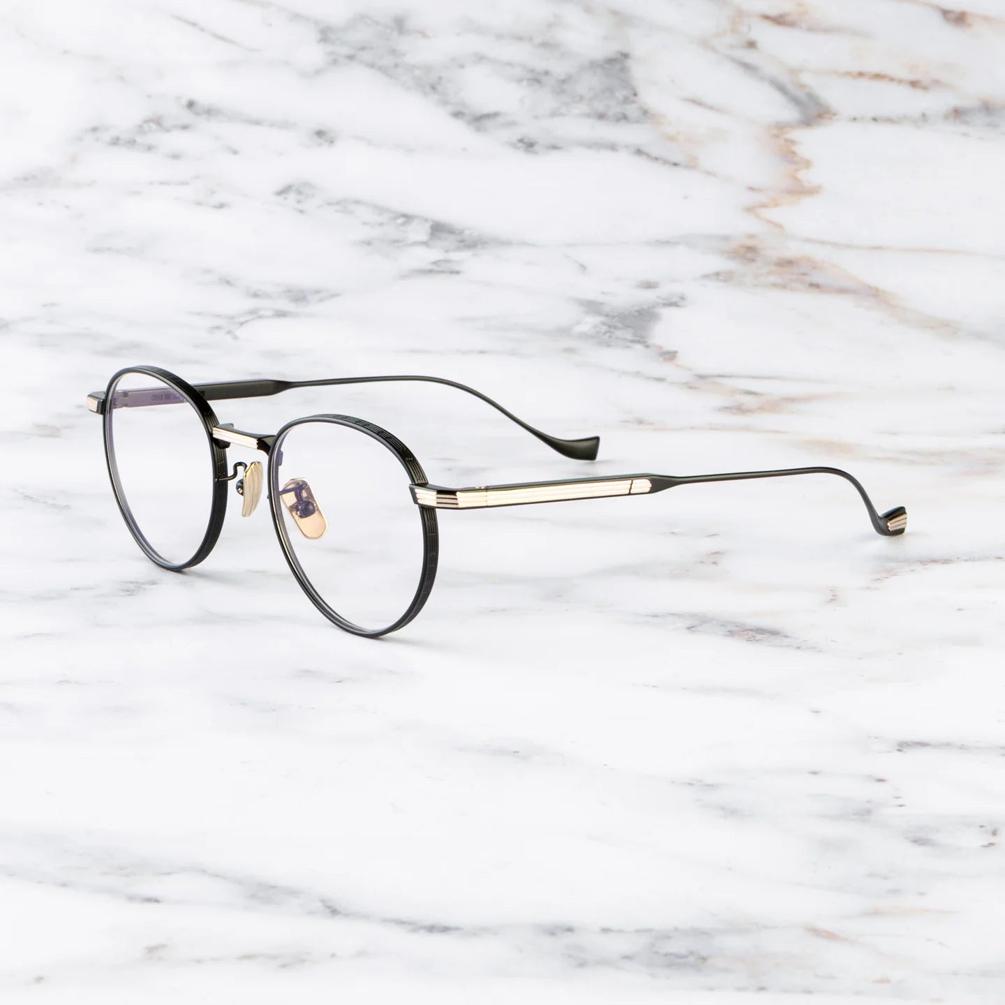 1428 ROUND TITANIUM OPTICAL GLASSES