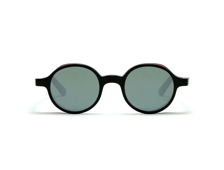 Reunion Explorer (Skin Black 01 / Red Leather // Flat Silver Mirror)