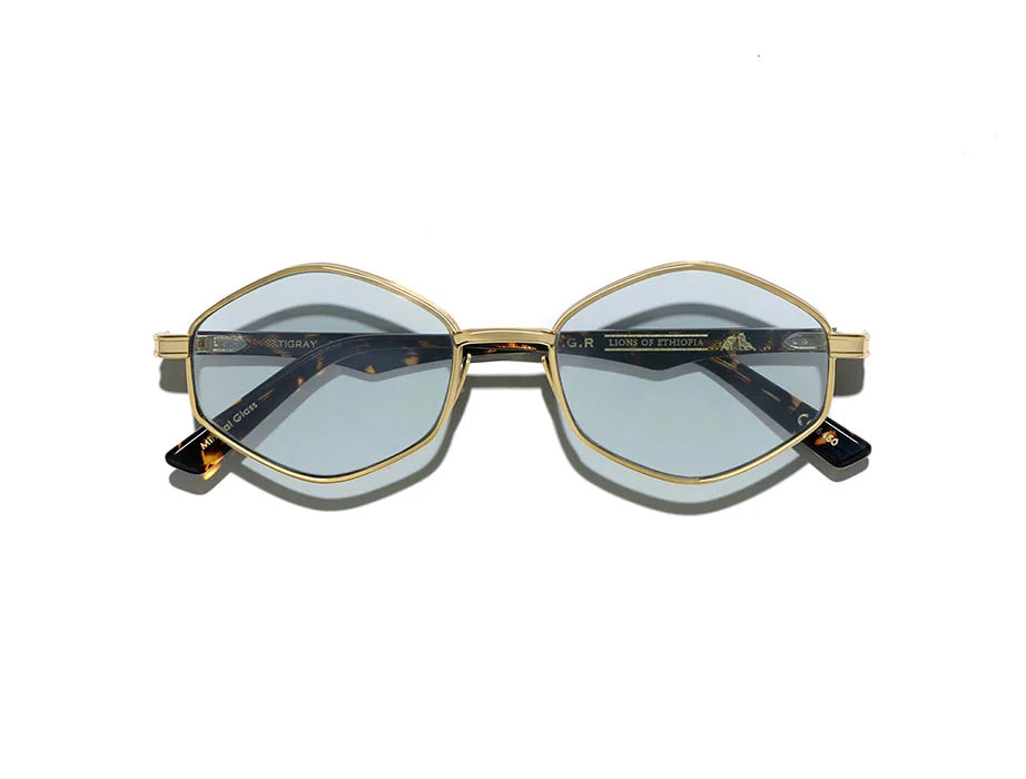 Tigray Lions of Ethiopia Gold (Havana Scuro 09 // Light Blue Photochromic Base 2)