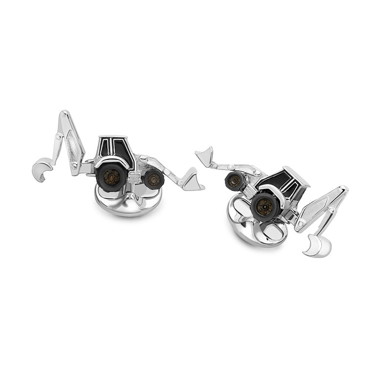 Sterling Silver Digger Cufflinks