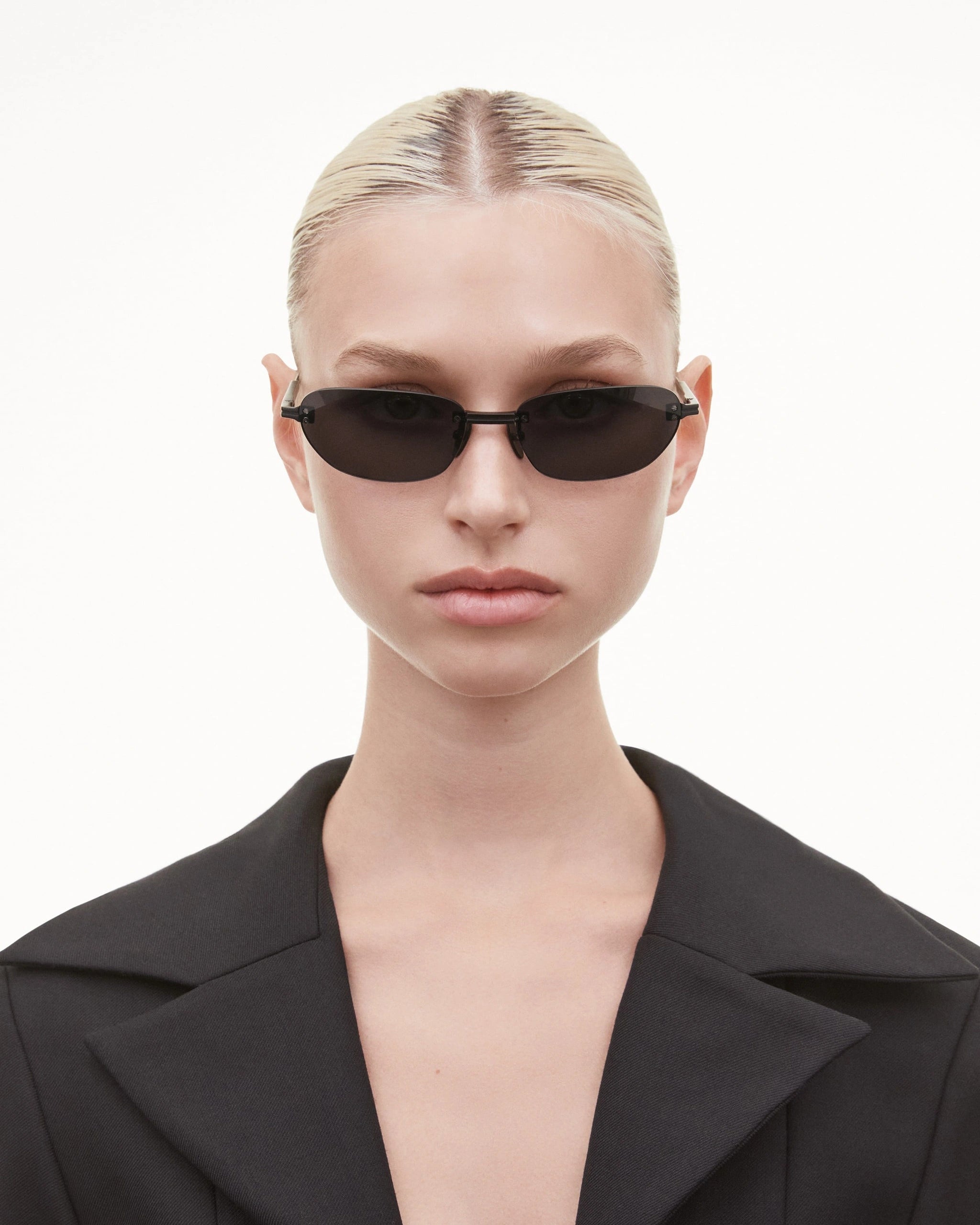 Rimless Oval (BLACK)