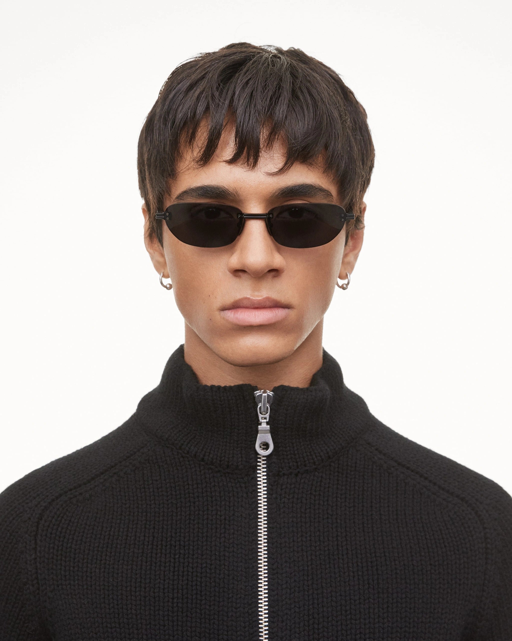 Rimless Oval (BLACK)
