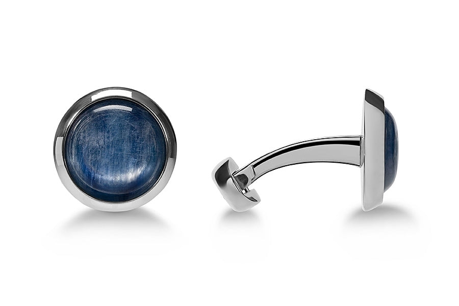 Cufflinks Kyanite Cab