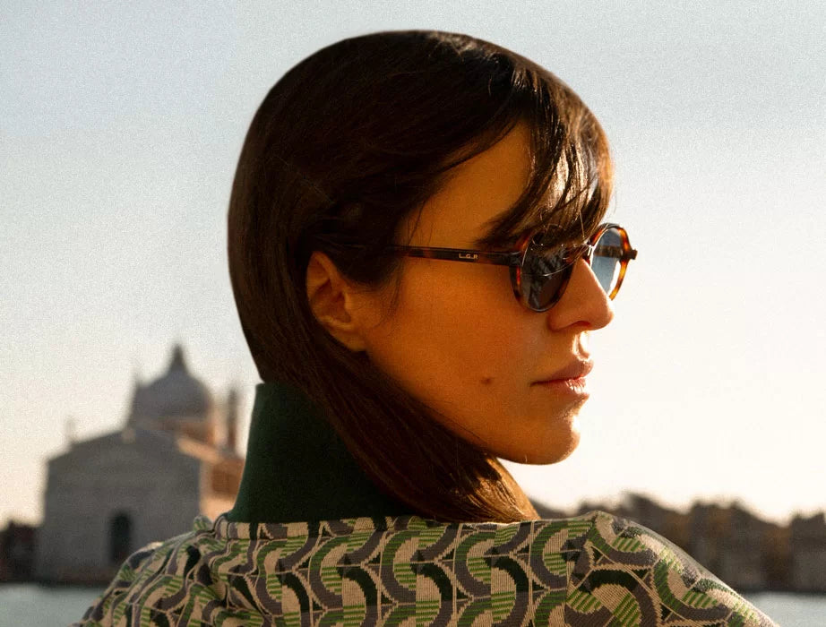 Reunion Champagne (Havana Scuro 49C // Green Vintage Photochromic Base 2)