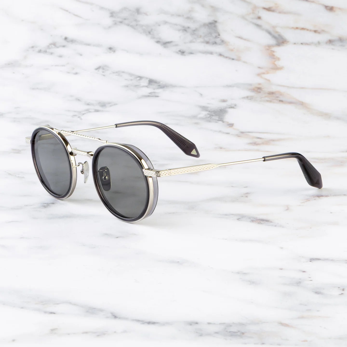 BREITLING TITANIUM ROUND SUNGLASSES