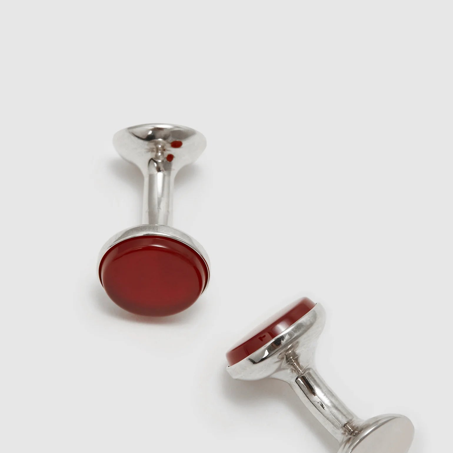 Cornelian Stone Bow Cufflinks