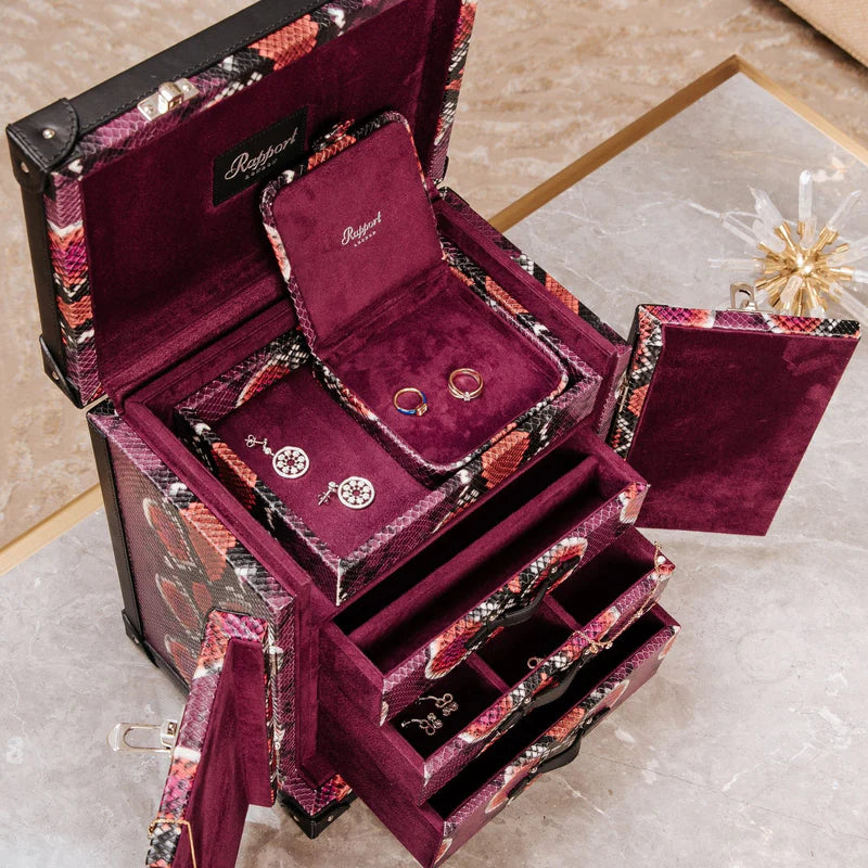AMOUR DELUXE JEWELLERY TRUNK - PINK
