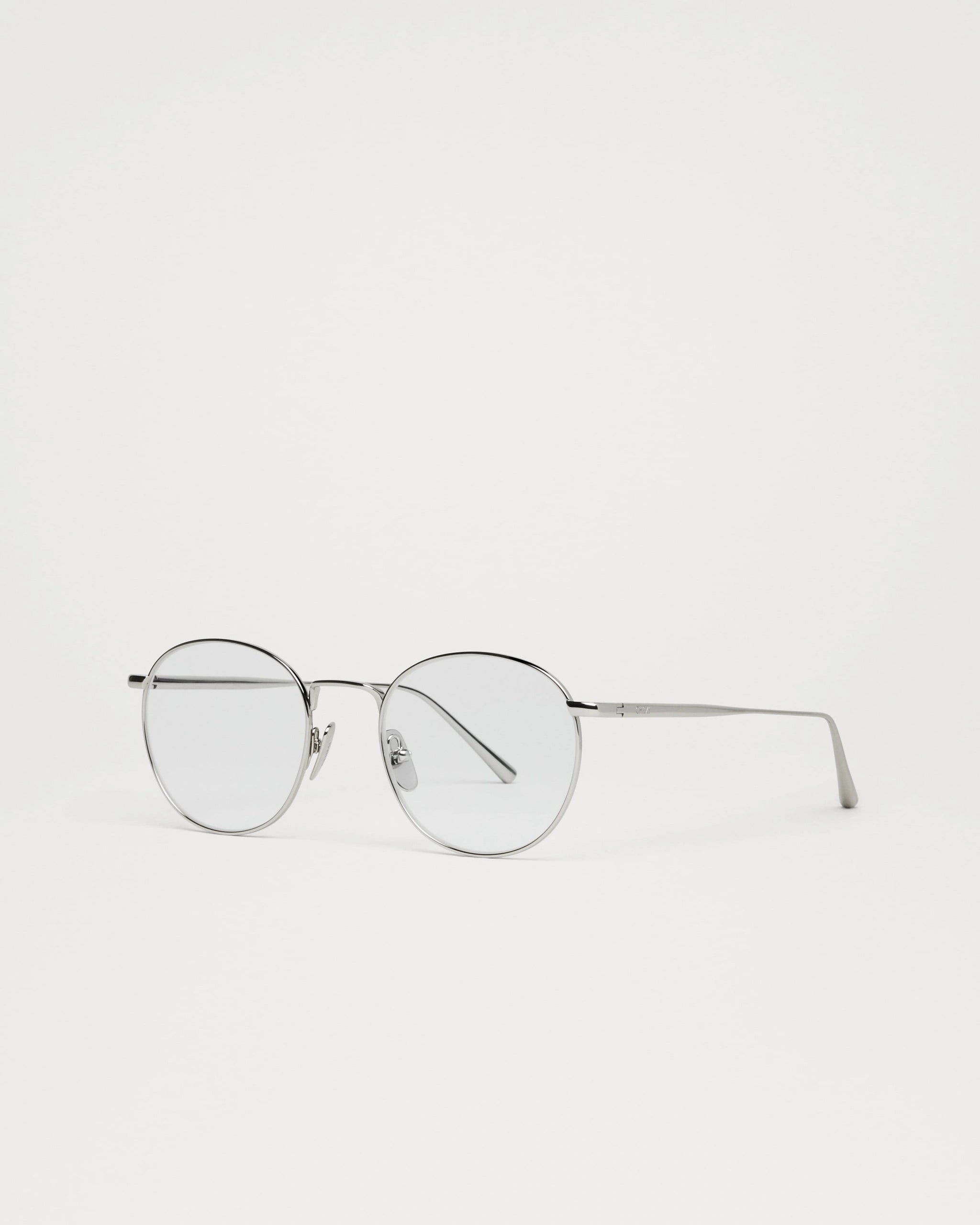 Titanium Optic round frame (SILVER)