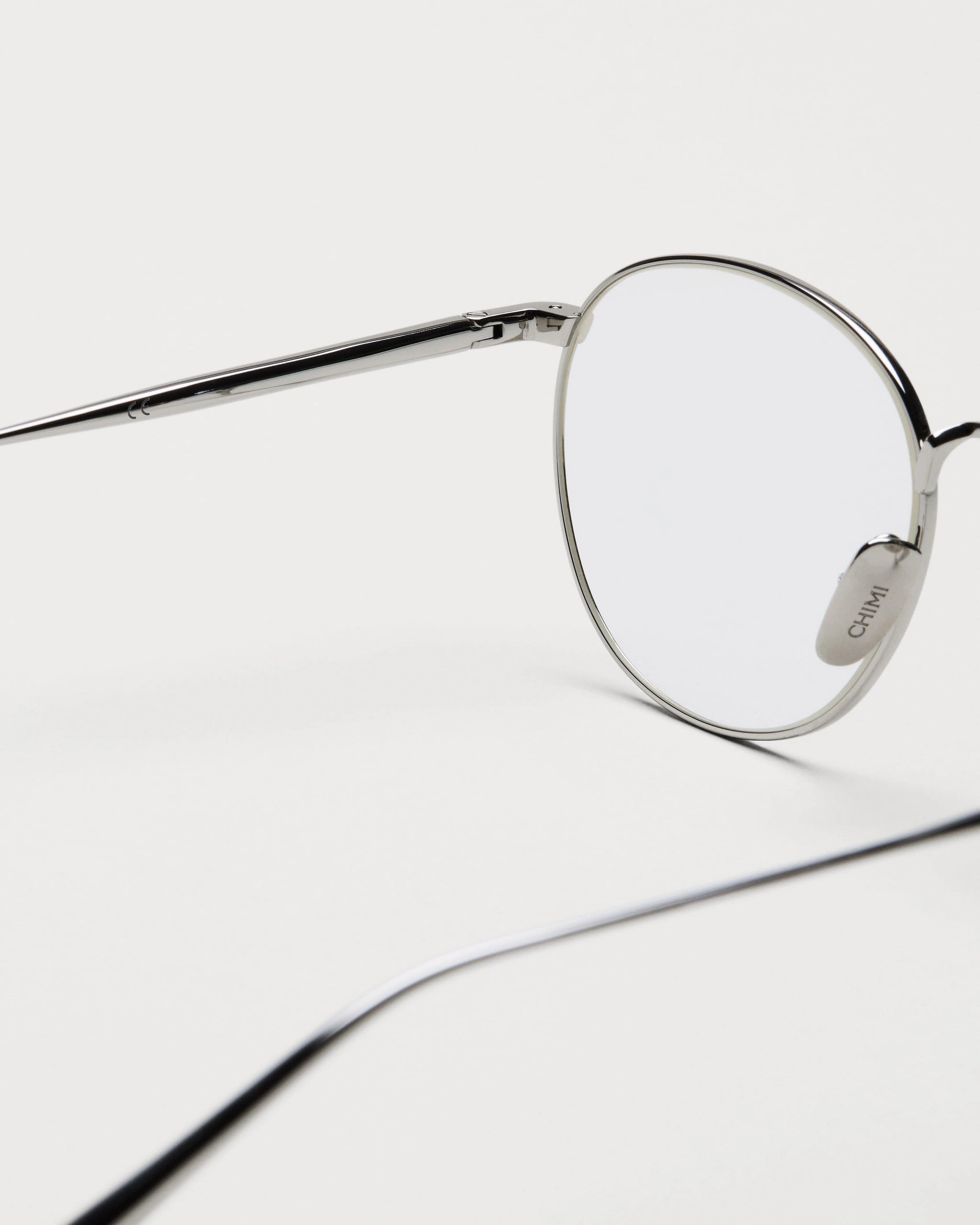Titanium Optic round frame (SILVER)