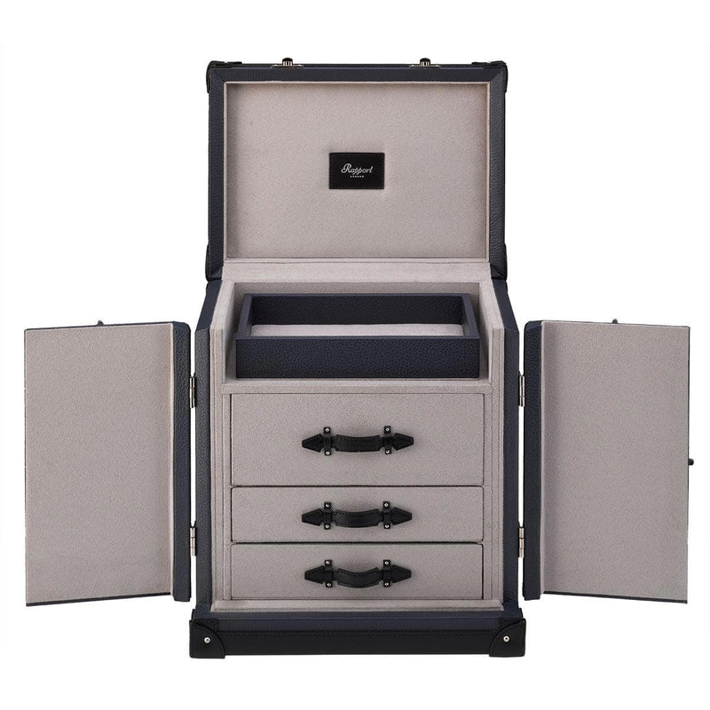 DELUXE JEWELLERY TRUNK - NAVY
