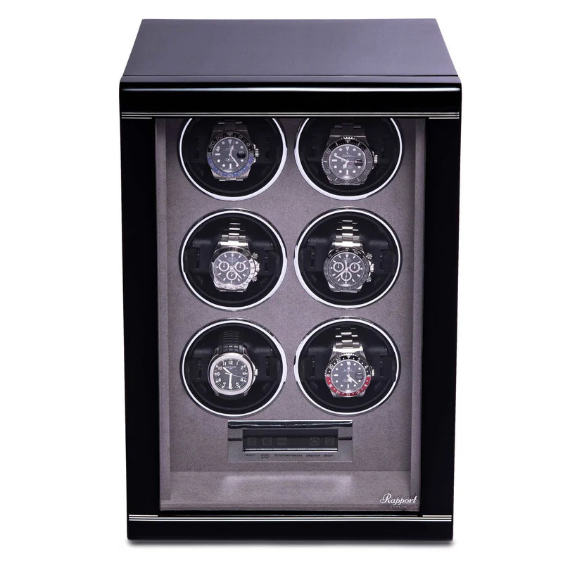 FORMULA SIX WATCH WINDER - BLACK
