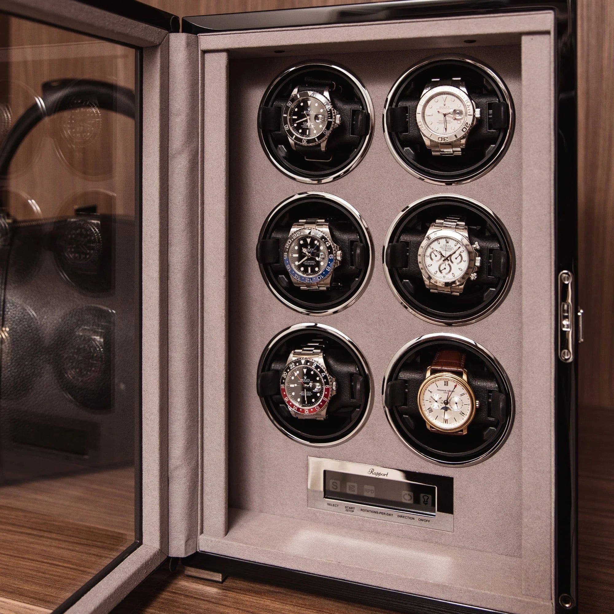 FORMULA SIX WATCH WINDER - BLACK