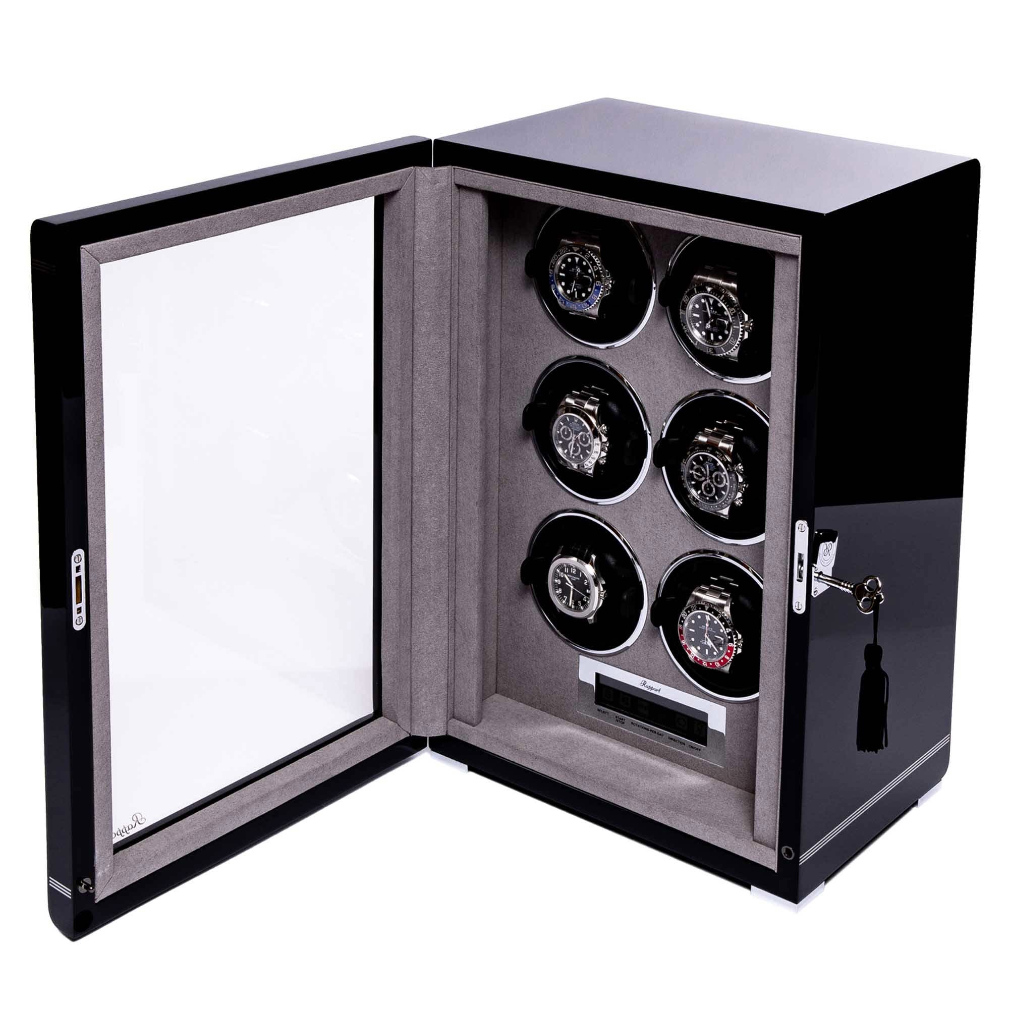 FORMULA SIX WATCH WINDER - BLACK